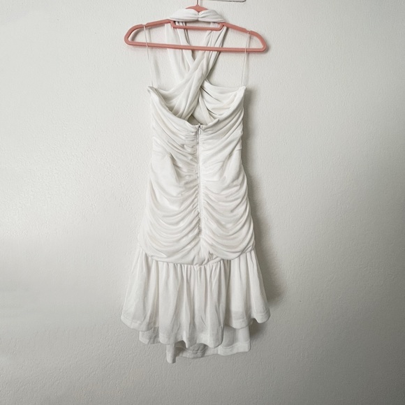 MISHA- Callie Halter Dress in white- Size 12 - Picture 3 of 4